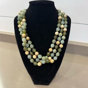 Cookie Lee Multi-Strand Beaded Necklace